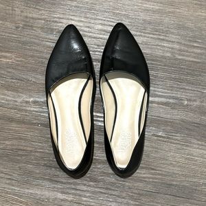 Franco Sarto Black Flats
